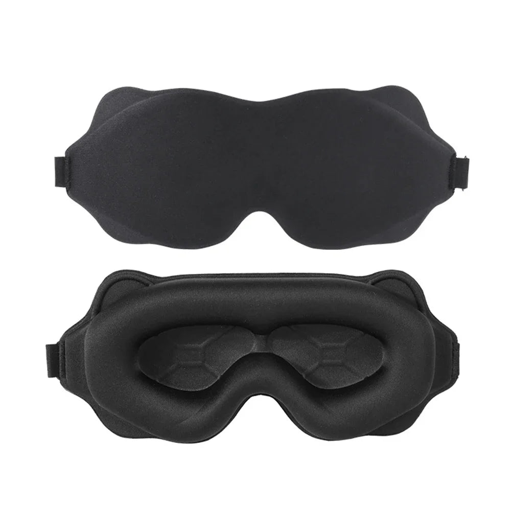 Masque de Nuit 3D – Anti-Lumière Rembourré | Sommeil Profond | Livraison Offerte
