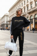 Ensemble Sweat MILANO ITALY Femme – Sportswear Casual | Livraison Offerte FR & EU