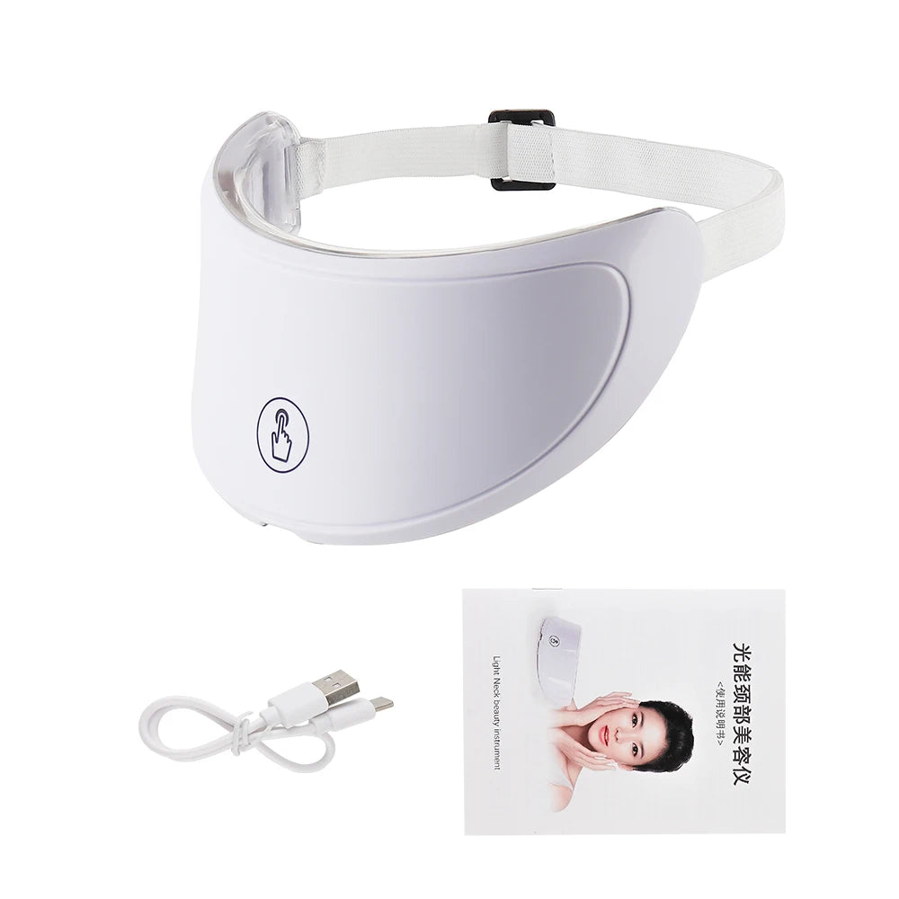 Masque LED Visage & Cou – 7 Couleurs Luminothérapie | Soin Anti-Âge & Éclat