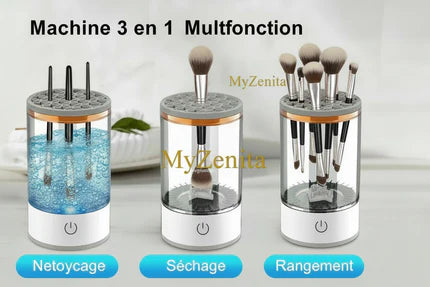 Nettoyeur Électrique Pinceaux Maquillage USB Portable