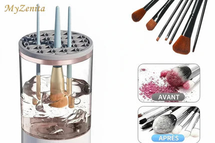 Nettoyeur Électrique Pinceaux Maquillage USB Portable