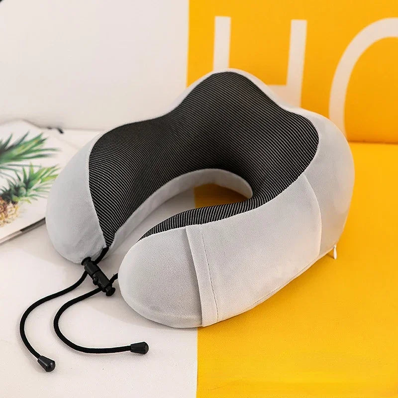 Oreiller de Voyage en Forme de U – Mémoire de Forme Douce 6 Coloris | Livraison Offerte