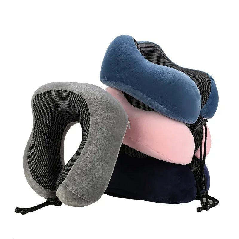 Oreiller de Voyage en Forme de U – Mémoire de Forme Douce 6 Coloris | Livraison Offerte
