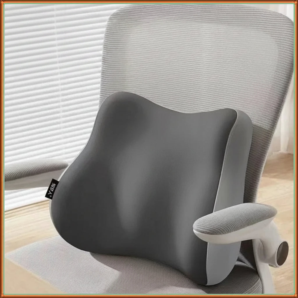 Support Lombaire Orthopédique Mémoire de Forme – Coussin Ergonomique Bureau & Télétravail