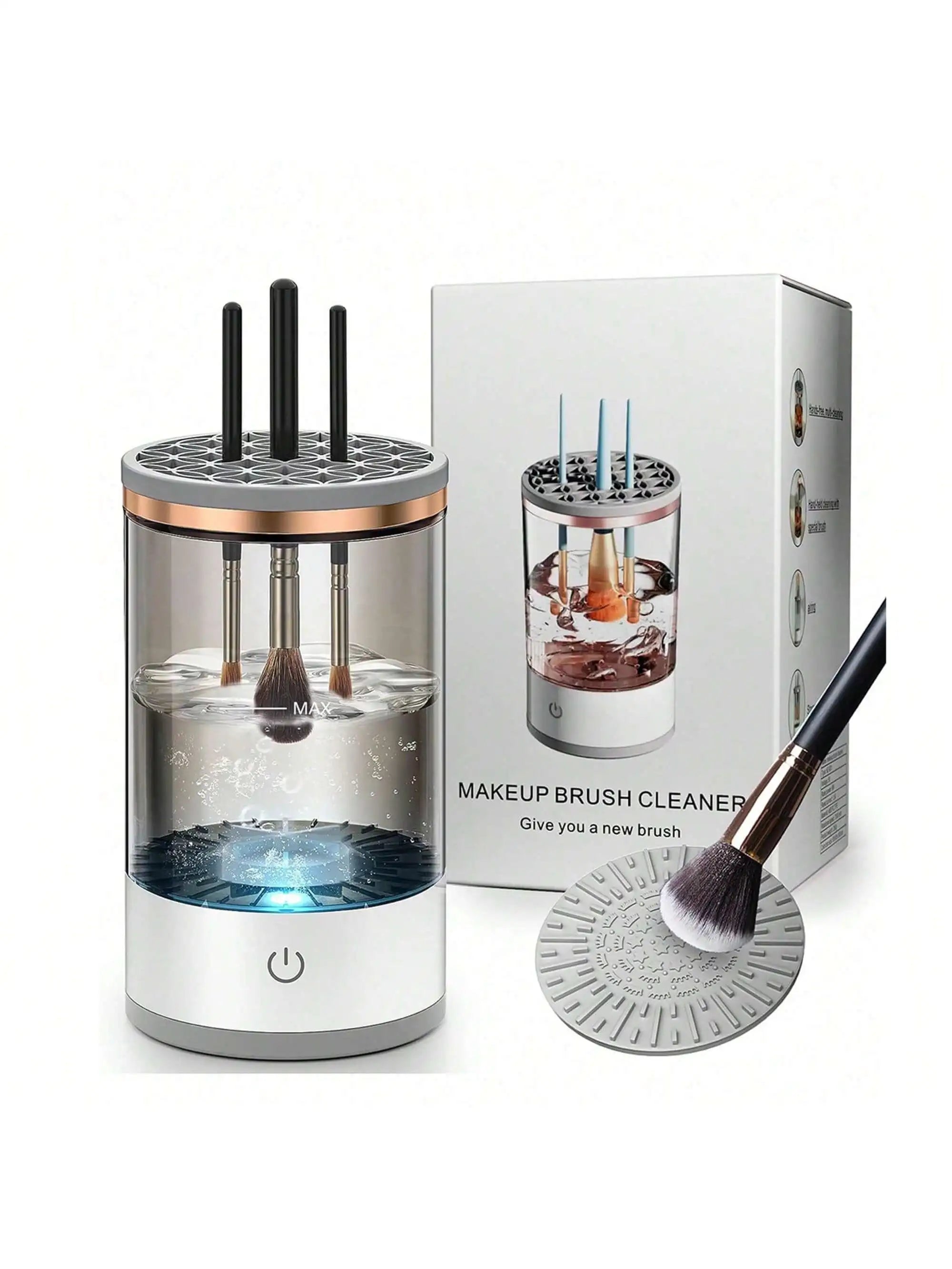 Nettoyeur Électrique Pinceaux Maquillage USB Portable