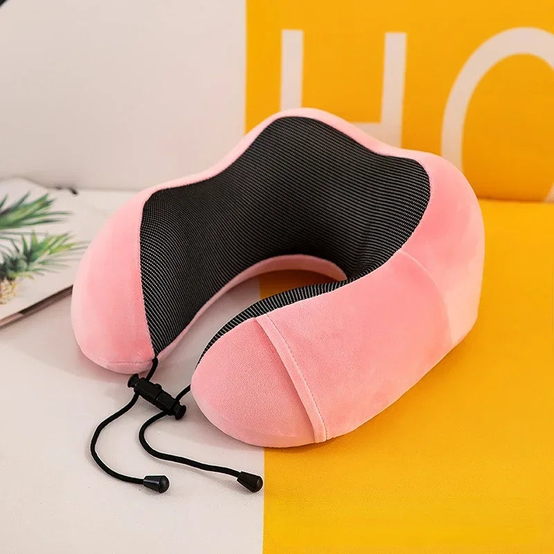 Oreiller de Voyage en Forme de U – Mémoire de Forme Douce 6 Coloris | Livraison Offerte