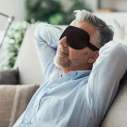 Masque de Nuit 3D – Anti-Lumière Rembourré | Sommeil Profond | Livraison Offerte