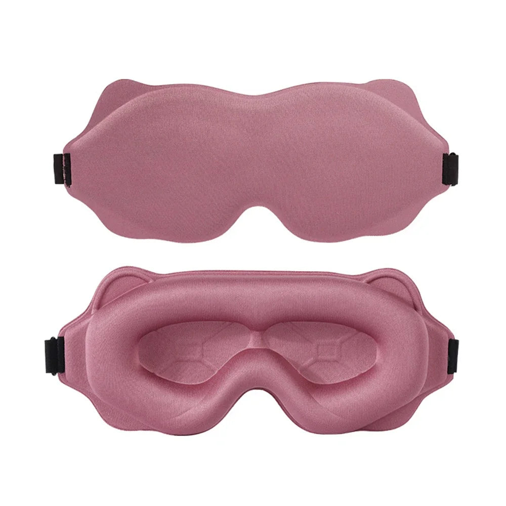 Masque de Nuit 3D – Anti-Lumière Rembourré | Sommeil Profond | Livraison Offerte