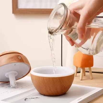 Diffuseur d’huiles essentielles USB – Humidificateur aromathérapie LED relaxante