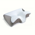 Oreiller Ergonomique en Forme de Corne 2025 – Soutien Cervical pour Dormeurs Latéraux, Dos & Ventre